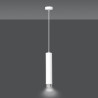 Lampa wisząca  KIBO 1 WH/CHROME 641/1 EMIBIG