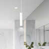 Lampa wisząca  KIBO 1 WH/CHROME 641/1 EMIBIG