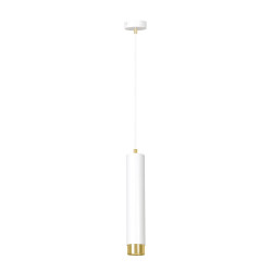 Lampa wisząca  KIBO 1 WH/GOLD 642/1 EMIBIG