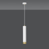 Lampa wisząca  KIBO 1 WH/GOLD 642/1 EMIBIG