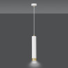 Lampa wisząca  KIBO 1 WH/GOLD 642/1 EMIBIG