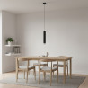 Lampa wisząca  KIBO 1 BL/CHROME 643/1 EMIBIG