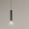 Lampa wisząca  KIBO 1 BL/GOLD 644/1 EMIBIG