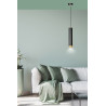 Lampa wisząca  KIBO 1 BL/GOLD 644/1 EMIBIG
