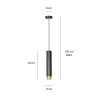 Lampa wisząca  KIBO 1 BL/GOLD 644/1 EMIBIG