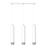 Lampa wisząca  KIBO 3 WH/CHROME 641/3 EMIBIG