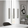Lampa wisząca  KIBO 3 WH/CHROME 641/3 EMIBIG