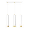 Lampa wisząca  KIBO 3 WH/GOLD 642/3 EMIBIG