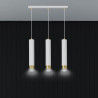 Lampa wisząca  KIBO 3 WH/GOLD 642/3 EMIBIG