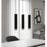 Lampa wisząca  KIBO 3 BL/CHROME 643/3 EMIBIG