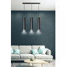 Lampa wisząca  KIBO 3 BL/CHROME 643/3 EMIBIG