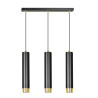Lampa wisząca  KIBO 3 BL/GOLD 644/3 EMIBIG