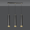 Lampa wisząca  KIBO 3 BL/GOLD 644/3 EMIBIG