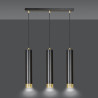 Lampa wisząca  KIBO 3 BL/GOLD 644/3 EMIBIG