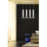 Lampa wisząca  KIBO 4 WH/GOLD 642/4 EMIBIG