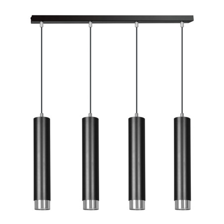 Lampa wisząca  KIBO 4 BL/CHROME 643/4 EMIBIG
