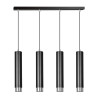 Lampa wisząca  KIBO 4 BL/CHROME 643/4 EMIBIG