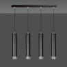 Lampa wisząca  KIBO 4 BL/CHROME 643/4 EMIBIG