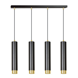 Lampa wisząca  KIBO 4 BL/GOLD 644/4 EMIBIG