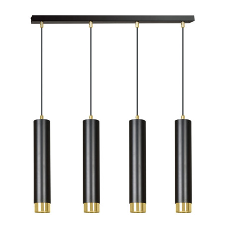 Lampa wisząca  KIBO 4 BL/GOLD 644/4 EMIBIG