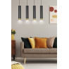 Lampa wisząca  KIBO 4 BL/GOLD 644/4 EMIBIG
