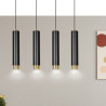 Lampa wisząca  KIBO 4 BL/GOLD 644/4 EMIBIG