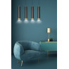 Lampa wisząca  KIBO 4 BL/GOLD 644/4 EMIBIG