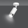 Lampa sufitowa  HIRO 1 WH/CHROME 962/1 EMIBIG