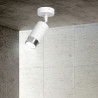 Lampa sufitowa  HIRO 1 WH/CHROME 962/1 EMIBIG