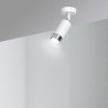 Lampa sufitowa  HIRO 1 WH/CHROME 962/1 EMIBIG