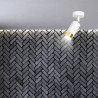 Lampa sufitowa  HIRO 1 WH/GOLD 963/1 EMIBIG