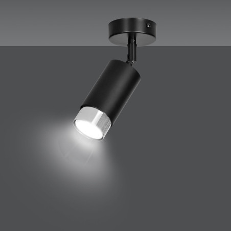 Lampa sufitowa  HIRO 1 BL/CHROME 964/1 EMIBIG
