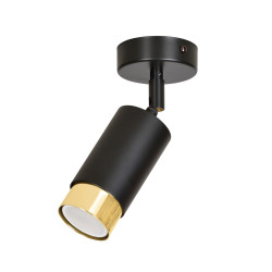Lampa sufitowa  HIRO 1 BL/GOLD 965/1 EMIBIG