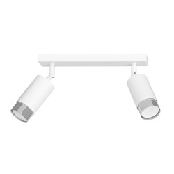 Lampa sufitowa  HIRO 2 WH/CHROME 962/2 EMIBIG