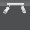 Lampa sufitowa  HIRO 2 WH/CHROME 962/2 EMIBIG