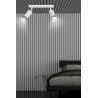 Lampa sufitowa  HIRO 2 WH/CHROME 962/2 EMIBIG