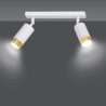 Lampa sufitowa  HIRO 2 WH/GOLD 963/2 EMIBIG