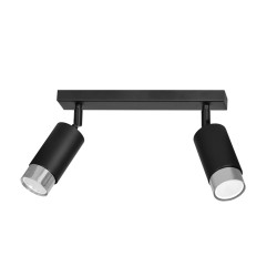 Lampa sufitowa  HIRO 2 BL/CHROME 964/2 EMIBIG