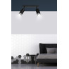 Lampa sufitowa  HIRO 2 BL/CHROME 964/2 EMIBIG