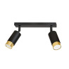 Lampa sufitowa  HIRO 2 BL/GOLD 965/2 EMIBIG