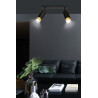 Lampa sufitowa  HIRO 2 BL/GOLD 965/2 EMIBIG