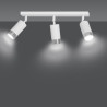 Lampa sufitowa  HIRO 3 WH/CHROME 962/3 EMIBIG