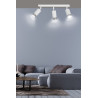 Lampa sufitowa  HIRO 3 WH/CHROME 962/3 EMIBIG