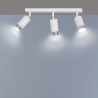 Lampa sufitowa  HIRO 3 WH/CHROME 962/3 EMIBIG