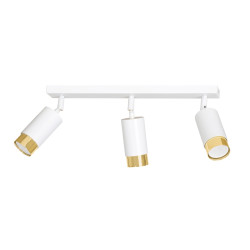 Lampa sufitowa  HIRO 3 WH/GOLD 963/3 EMIBIG