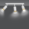 Lampa sufitowa  HIRO 3 WH/GOLD 963/3 EMIBIG