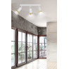 Lampa sufitowa  HIRO 3 WH/GOLD 963/3 EMIBIG