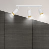 Lampa sufitowa  HIRO 3 WH/GOLD 963/3 EMIBIG