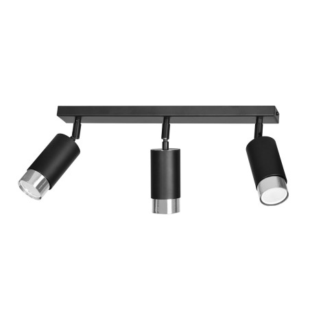 Lampa sufitowa  HIRO 3 BL/CHROME 964/3 EMIBIG