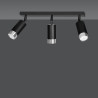 Lampa sufitowa  HIRO 3 BL/CHROME 964/3 EMIBIG